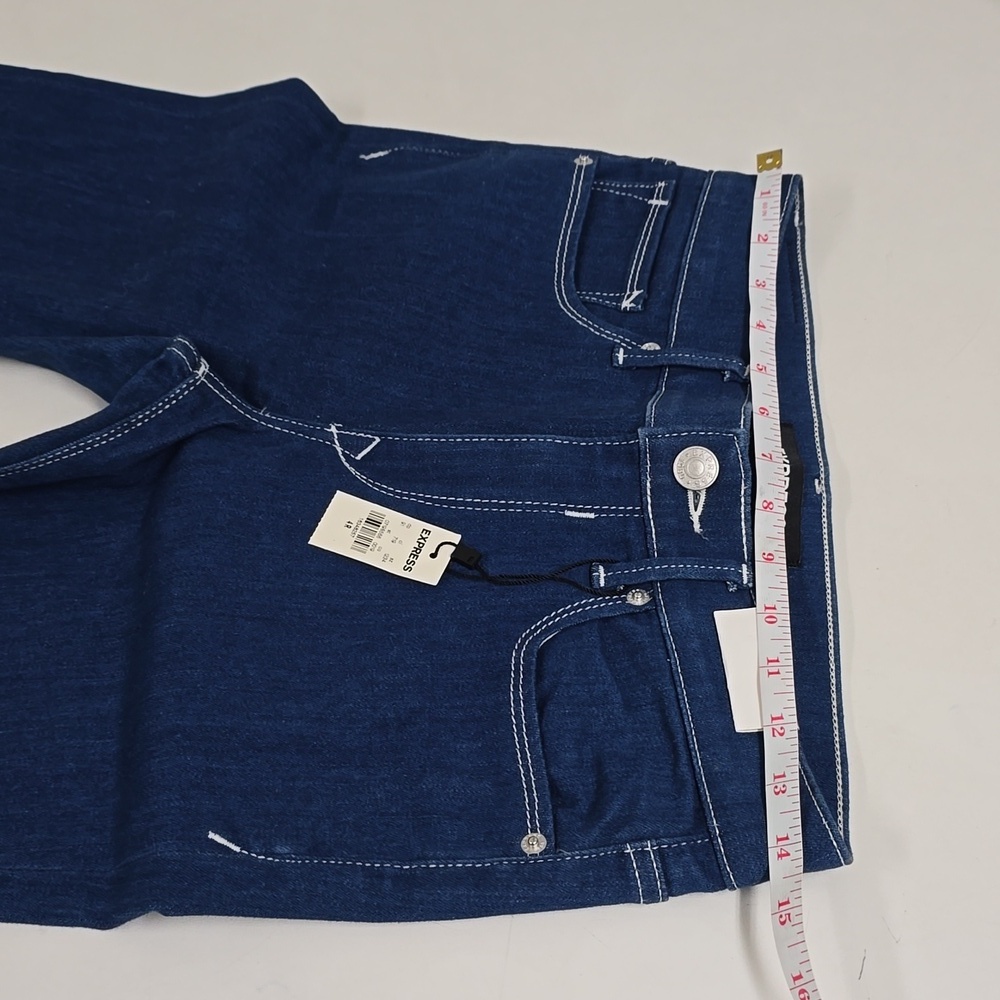 Express Ankle Legging Mid Rise Jeans - Picture 8 of 14